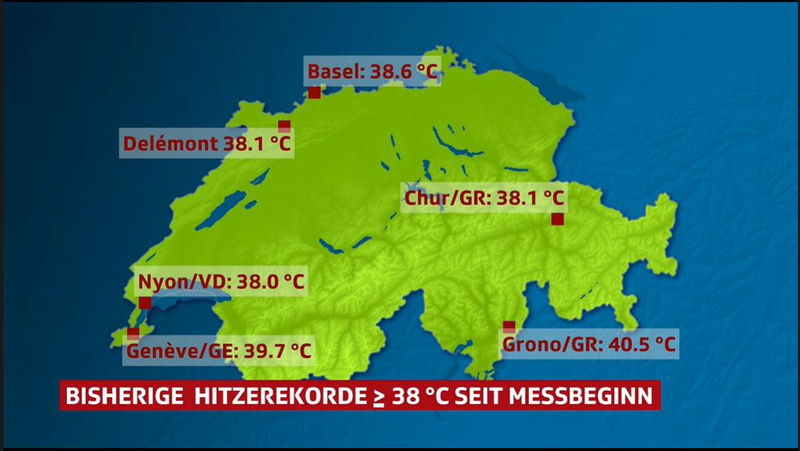 Screenshot SRF Meteo