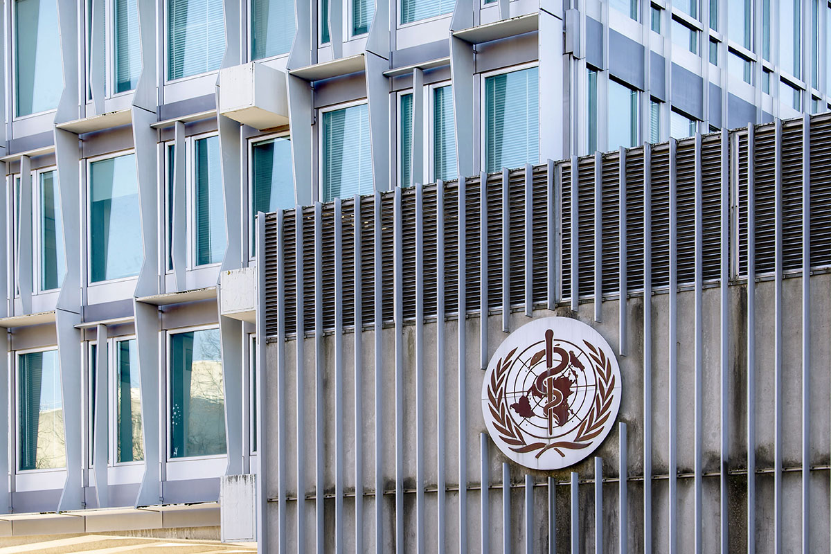 Der Hauptsitz der Weltgesundheitsorganisation (WHO) in Genf, aufgenommen am 5. Januar 2022. Foto: Keystone-SDA / Martial Trezzini Der Hauptsitz der Weltgesundheitsorganisation (WHO) in Genf, aufgenommen am 5. Januar 2022. Foto: Keystone-SDA / Martial Trezzini