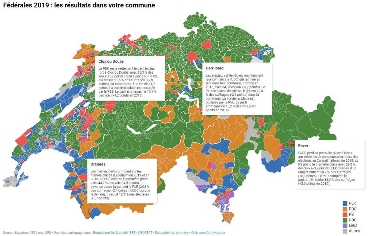 Graphique : Keystone-ATS / Lena