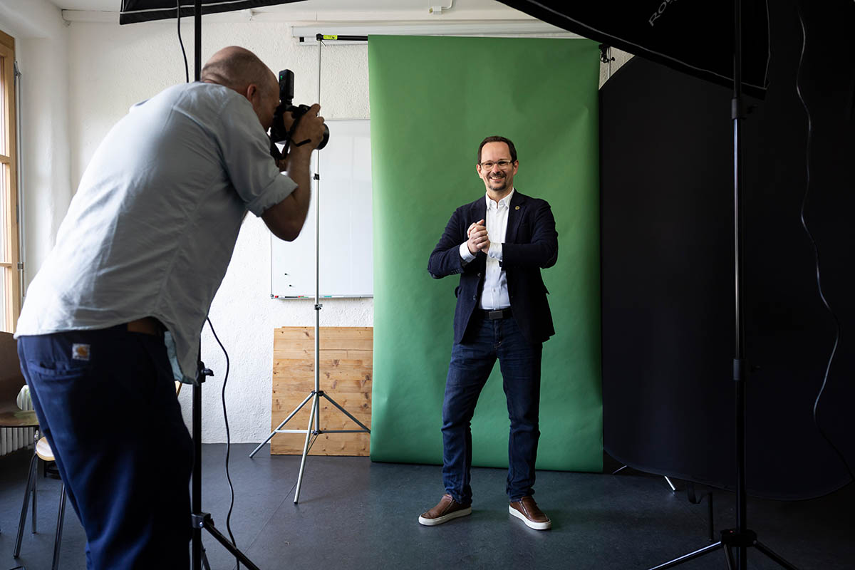 Making-of Grüne am 30. Mai 2023: Balthasar Glättli, Nationalrat und Parteipräsident Grüne Schweiz. Foto: KEYSTONE / Peter Klaunzer